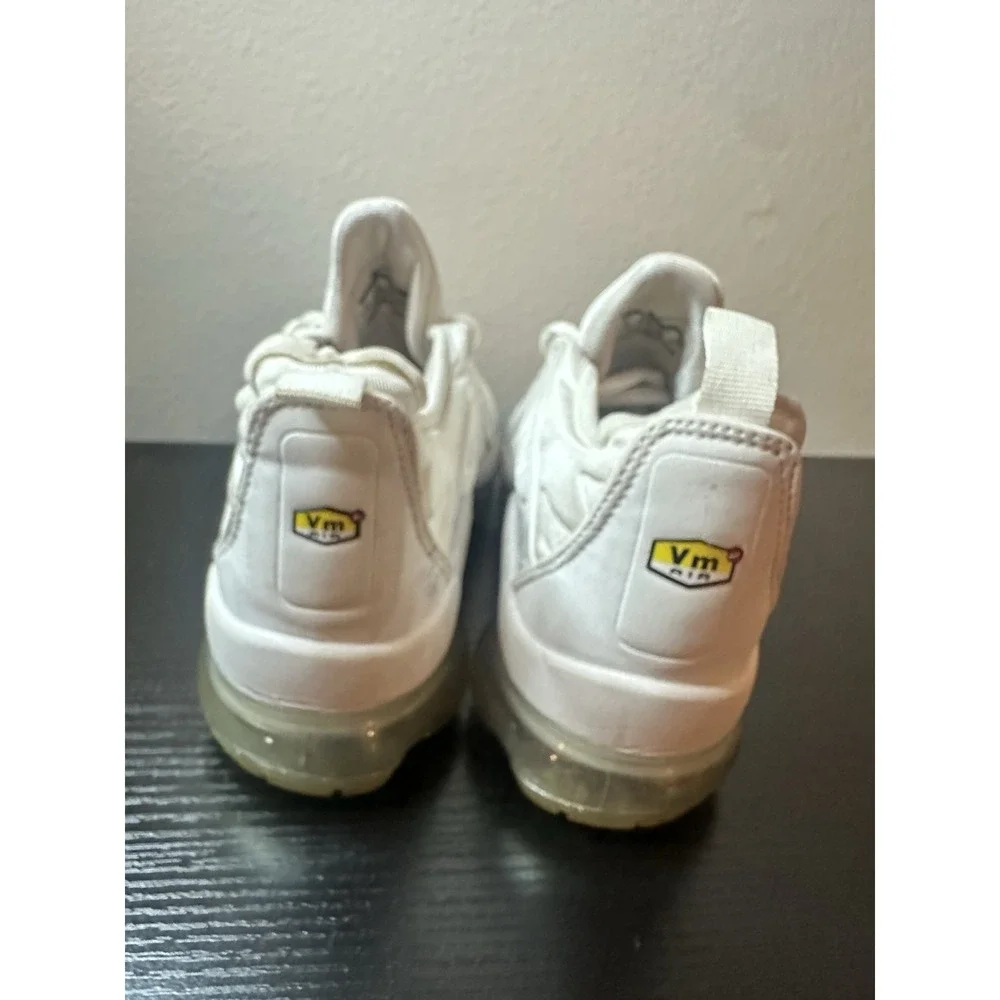 Vapormax Plus Triple White Pure Platinum Women's Size US 8 shoes sneakers
